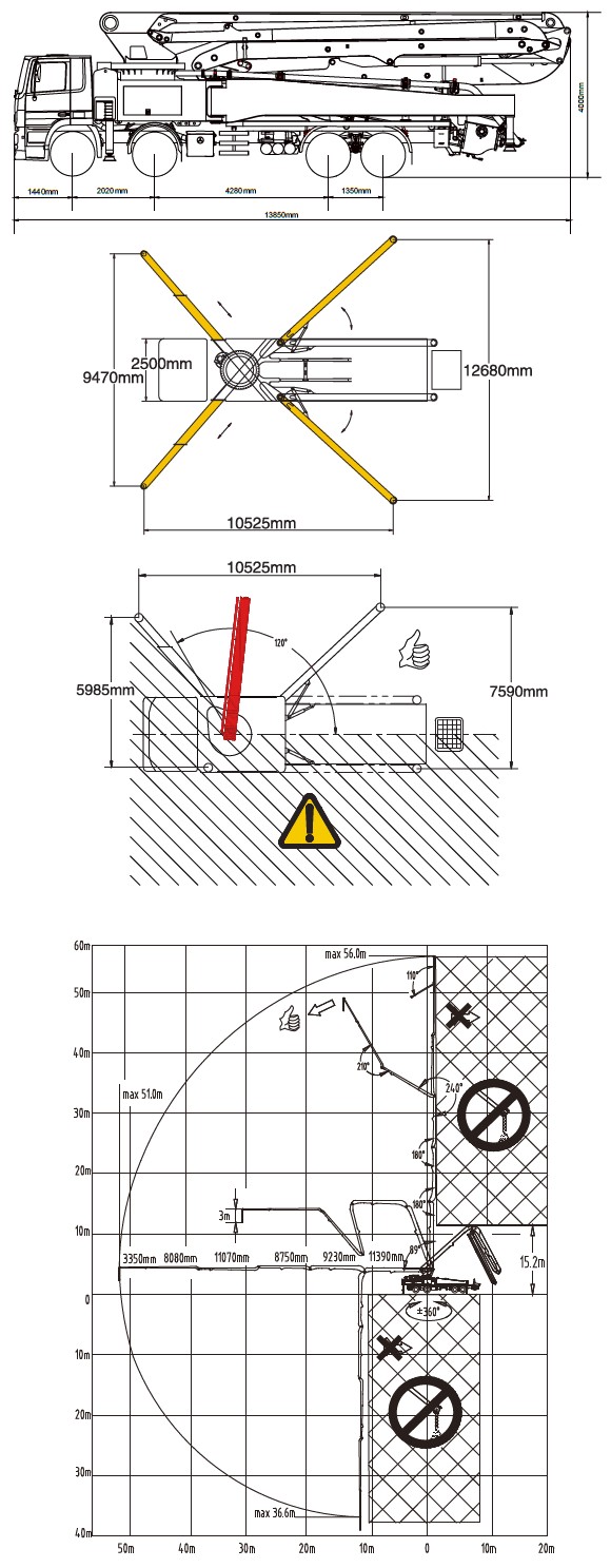 56 Concrete Pump Series for Rent